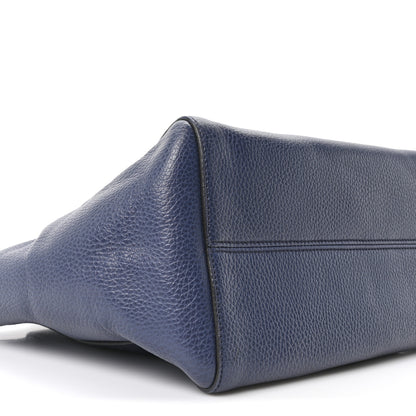 Gucci Dollar Calfskin Small Swing Tote Classic Marine Deep Cobalt 9 of 10