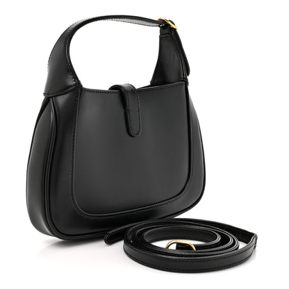 Gucci Boarded Dyana Lux Calfskin Mini Jackie 1961 Hobo Black 3 of 10