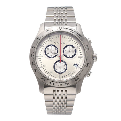 Gucci Stainless Steel 46mm G-Timeless Chronograph Quartz Watch 1 of 6