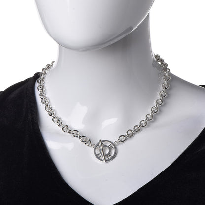 Tiffany Sterling Silver Atlas Toggle Chain Necklace 2 of 5