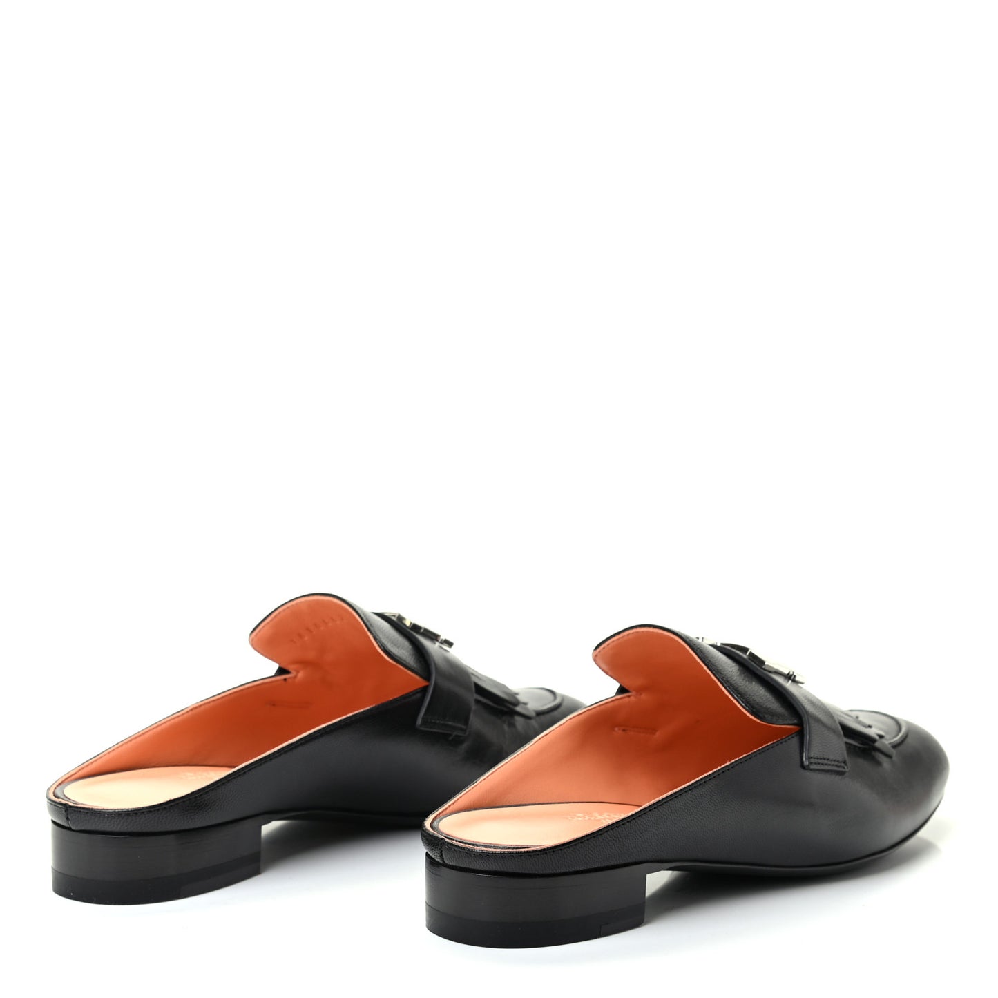 Goatskin Rivoli Mules 37.5 Black