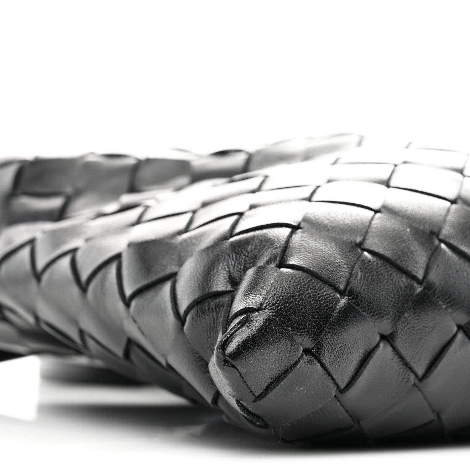 Bottega Veneta Calfskin Intrecciato Mini Hop Black 9 of 10
