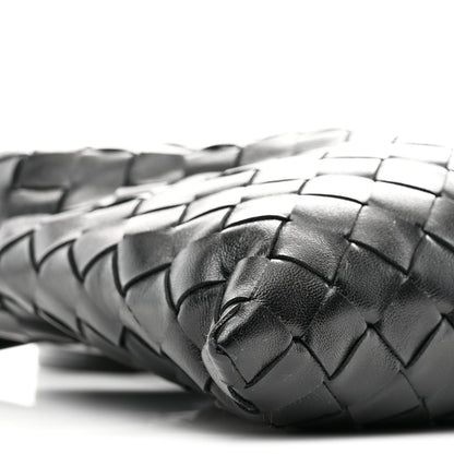Bottega Veneta Calfskin Intrecciato Mini Hop Black 9 of 10