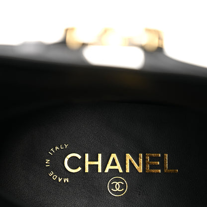 Chanel Calfskin CC Buckle Ankle Boots 41 Black 8 of 10