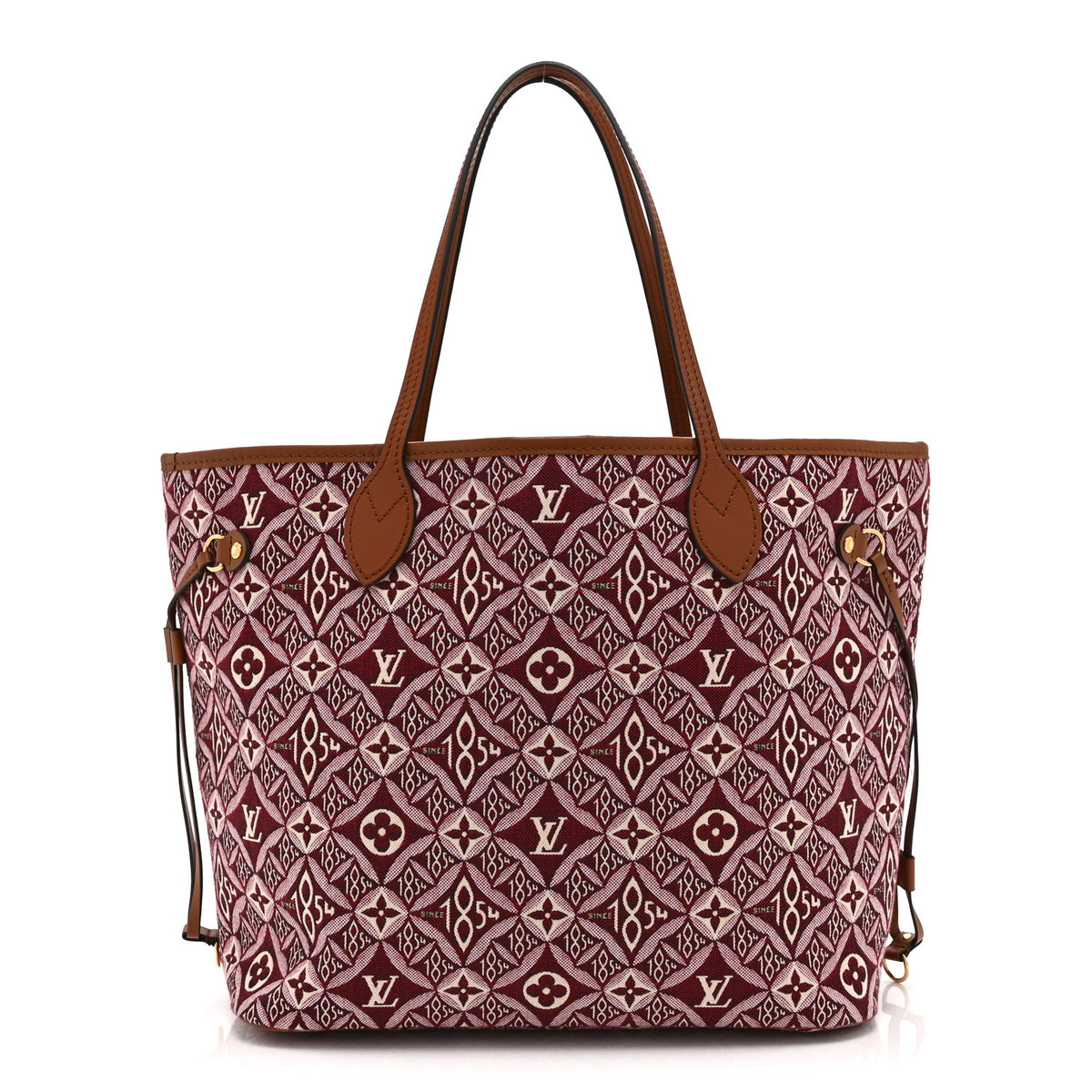 Louis Vuitton Jacquard Since 1854 Neverfull MM Bordeaux 1 of 10