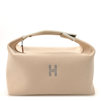 Hermes Canvas Large Bride-A-Brac Pouch Natural 1 of 9
