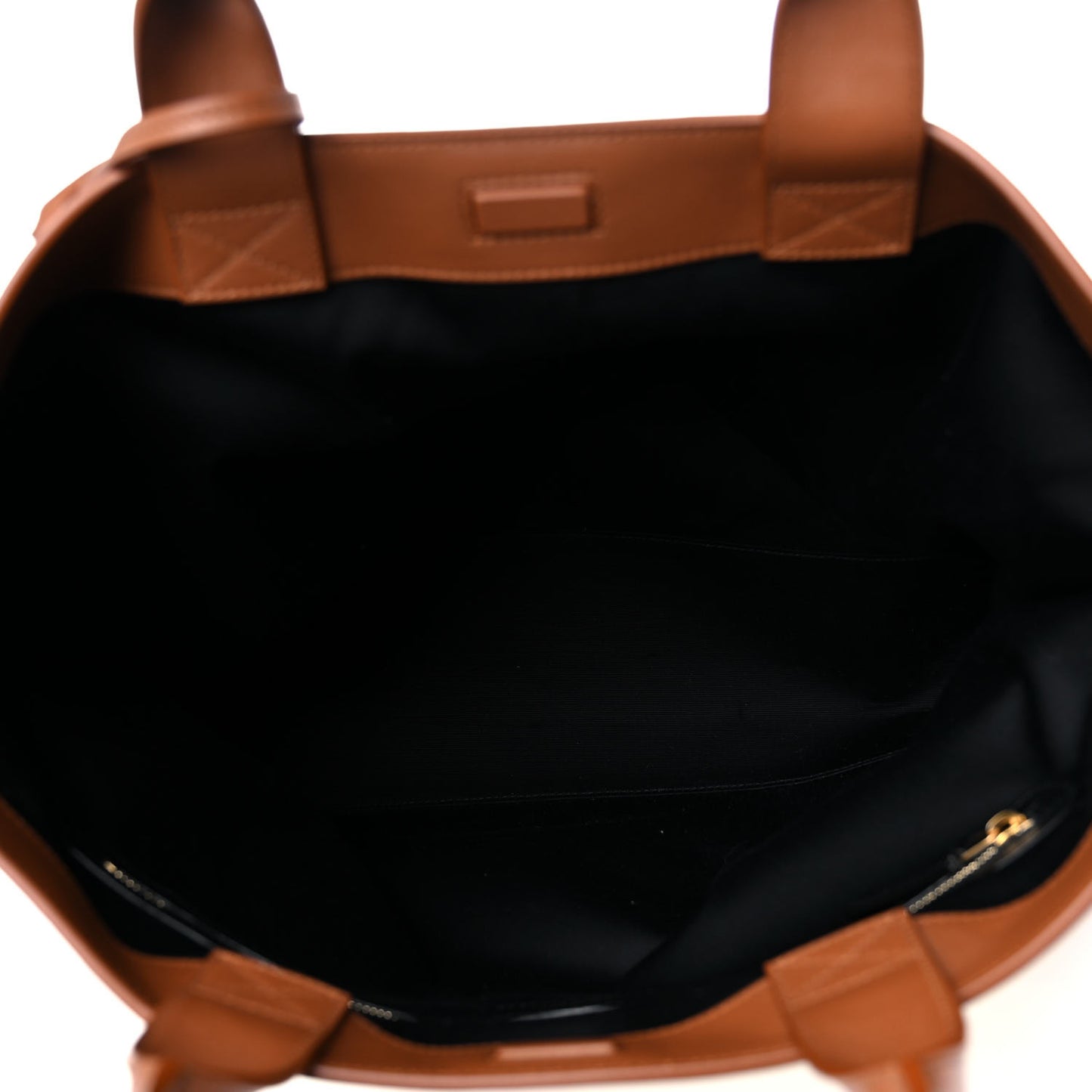 Calfskin Linen Two Tone Cabas Tote Beige