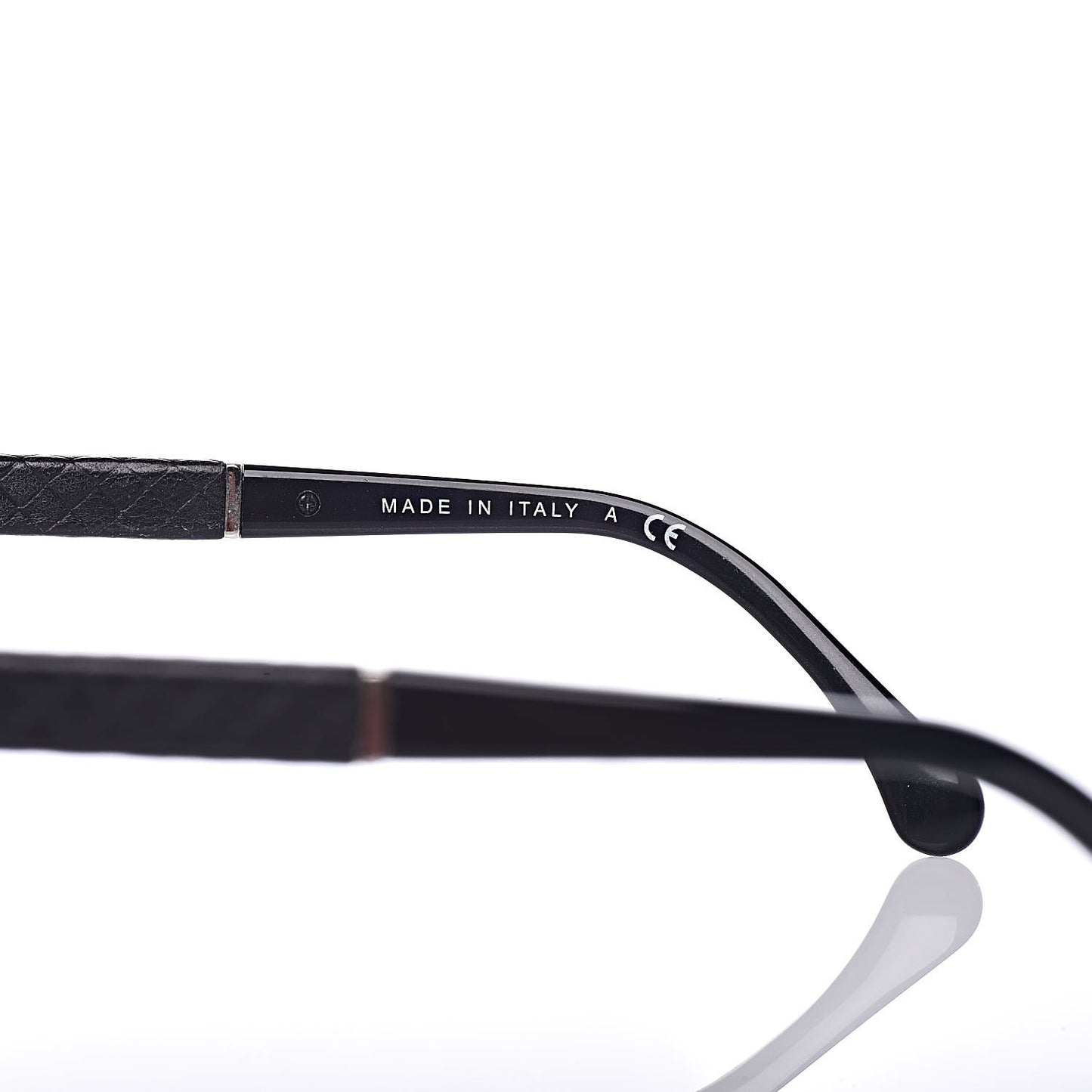 Lambskin Quilted CC Aviator Sunglasses 4195-Q Black