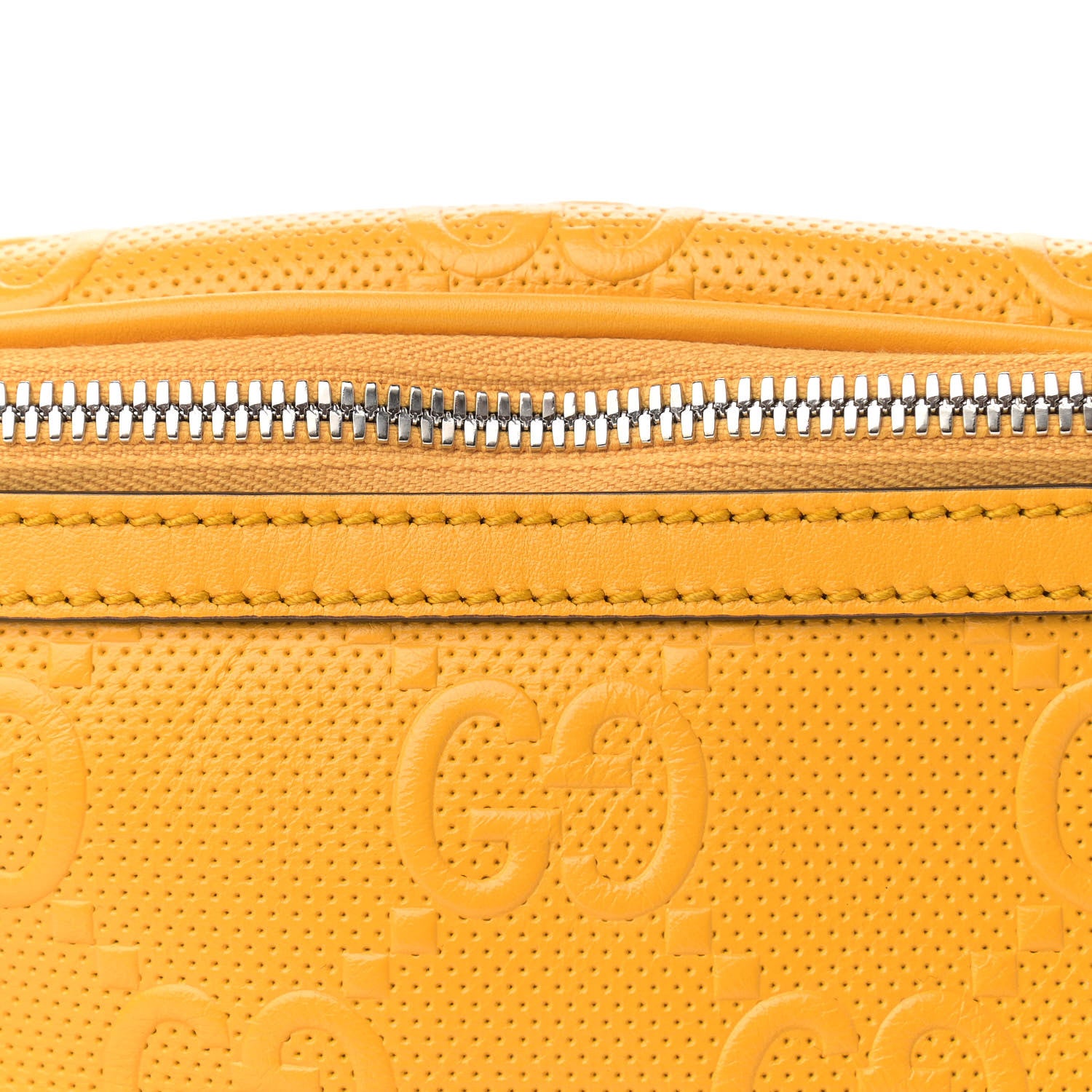 Gucci Calfskin GG Tennis Embossed Belt Bag Crop 8 of 10