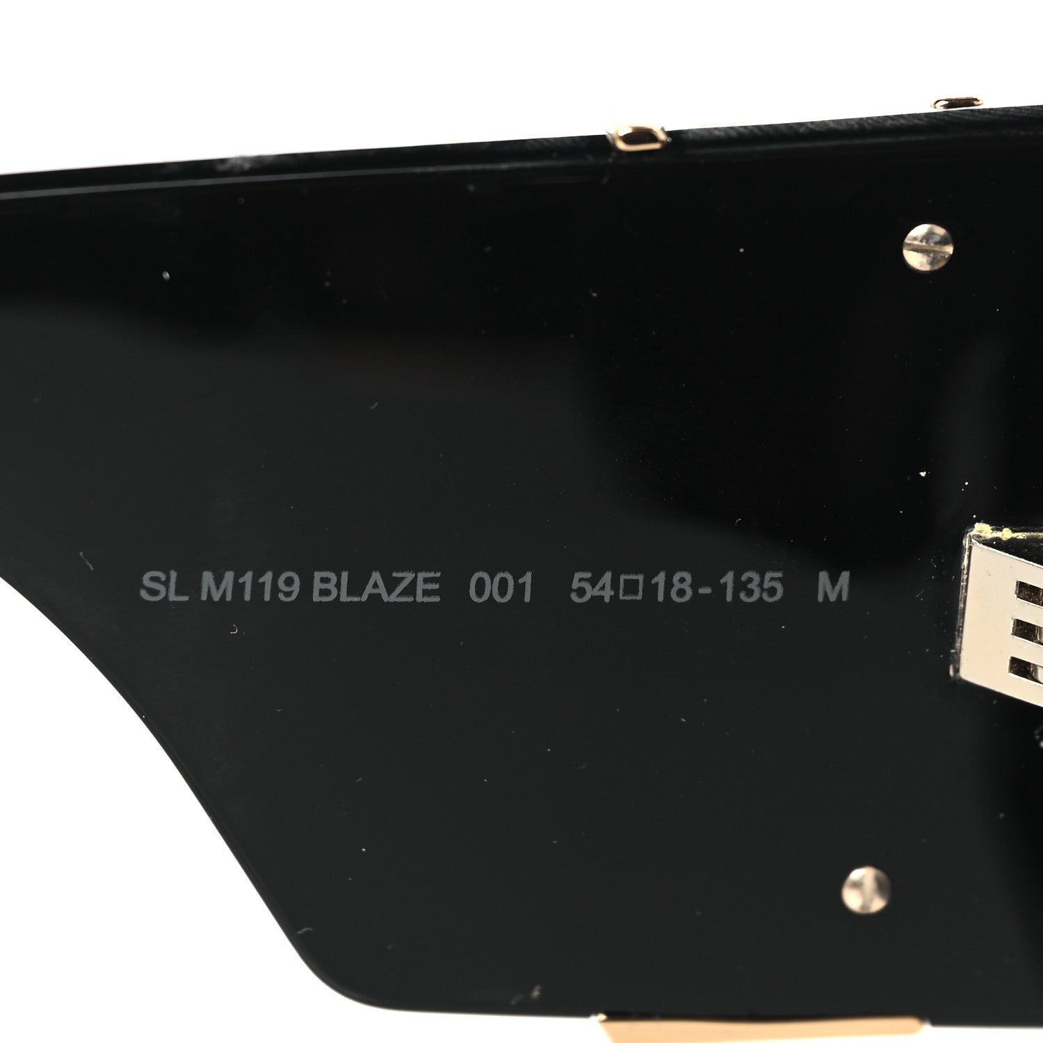 Saint Laurent Acetate Blaze Sunglasses SL M119 Black 26 of 28