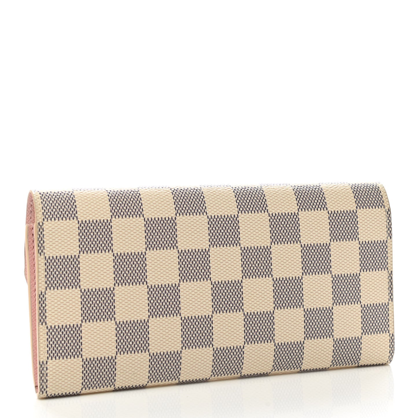 Damier Azur Emilie Wallet Rose Ballerine