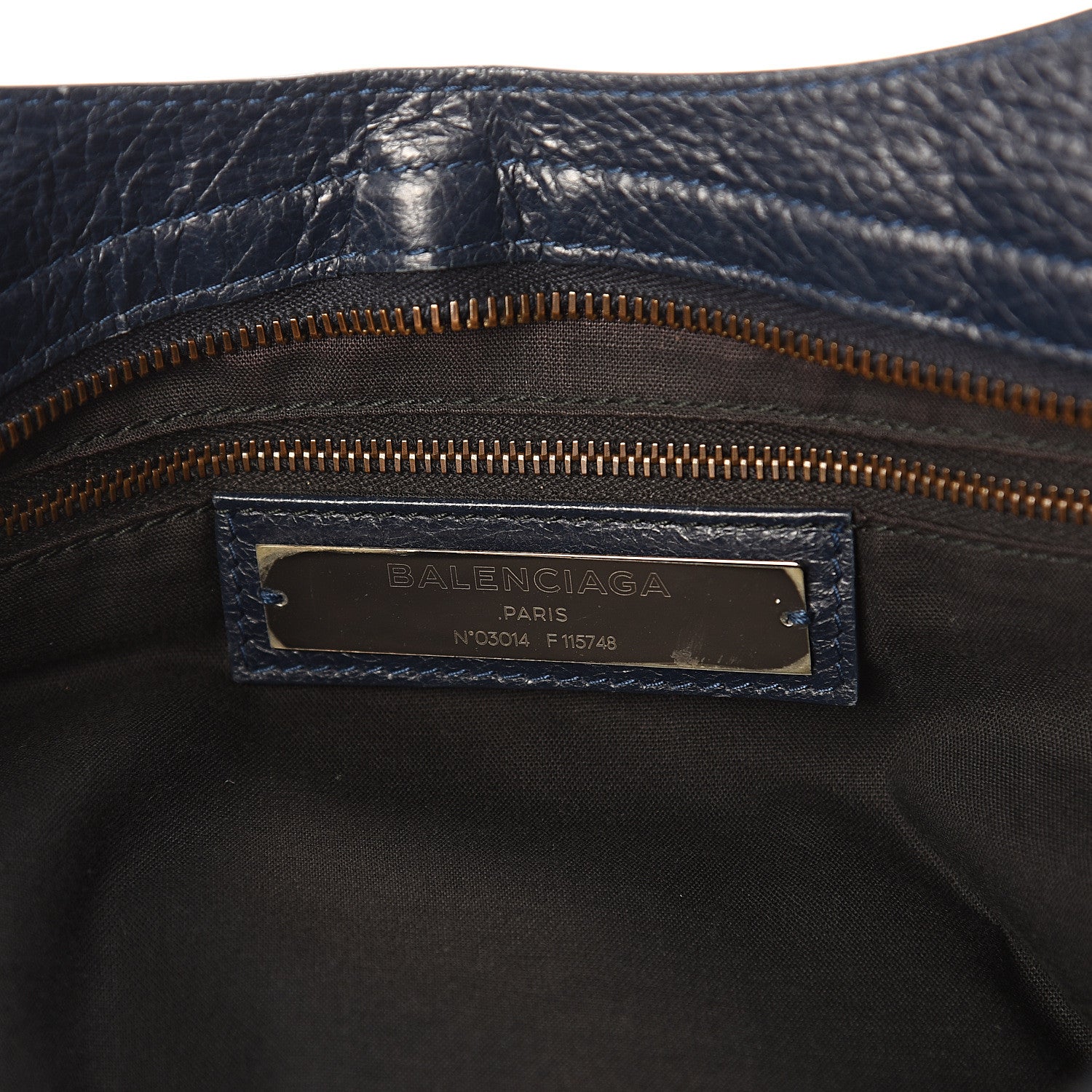Balenciaga Agneau Classic Hardware City Bleu Obscur 5 of 7