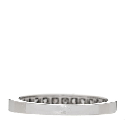 Tiffany Platinum Diamond 2.5mm Half Circle Wedding Band Ring 50 5.25 3 of 6