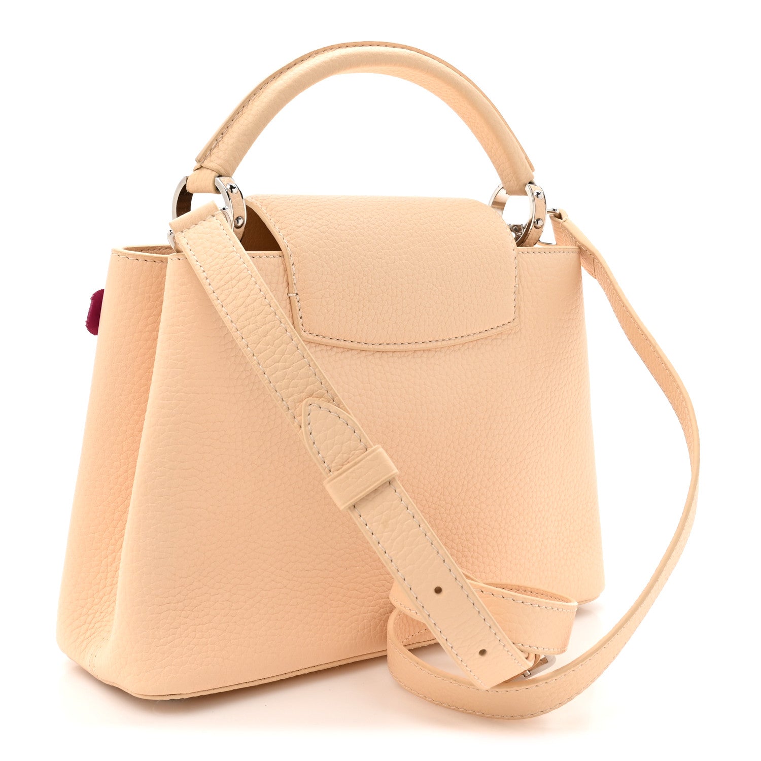 Louis Vuitton Taurillon Mechanical Flowers Capucines BB Dune 3 of 13