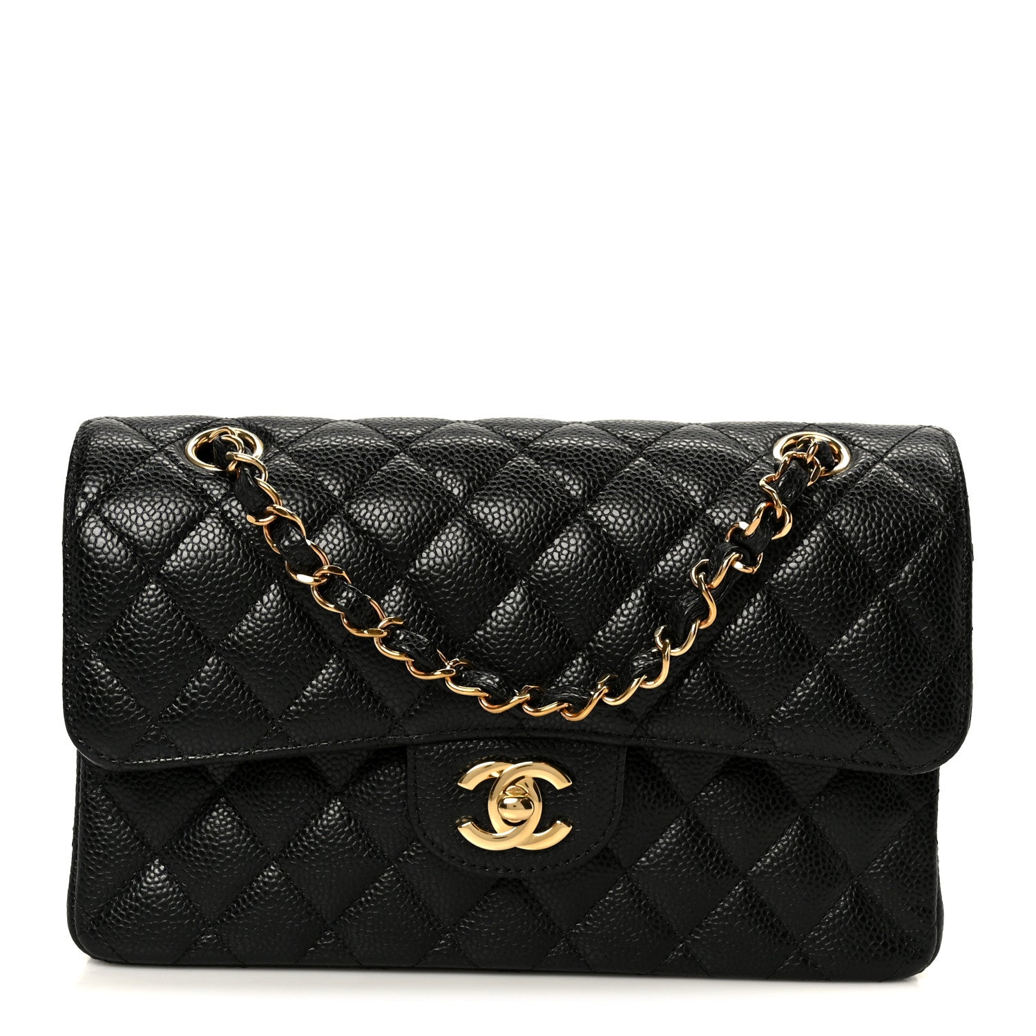 Chanel Caviar Quilted Small Double Flap Black 1 of 11