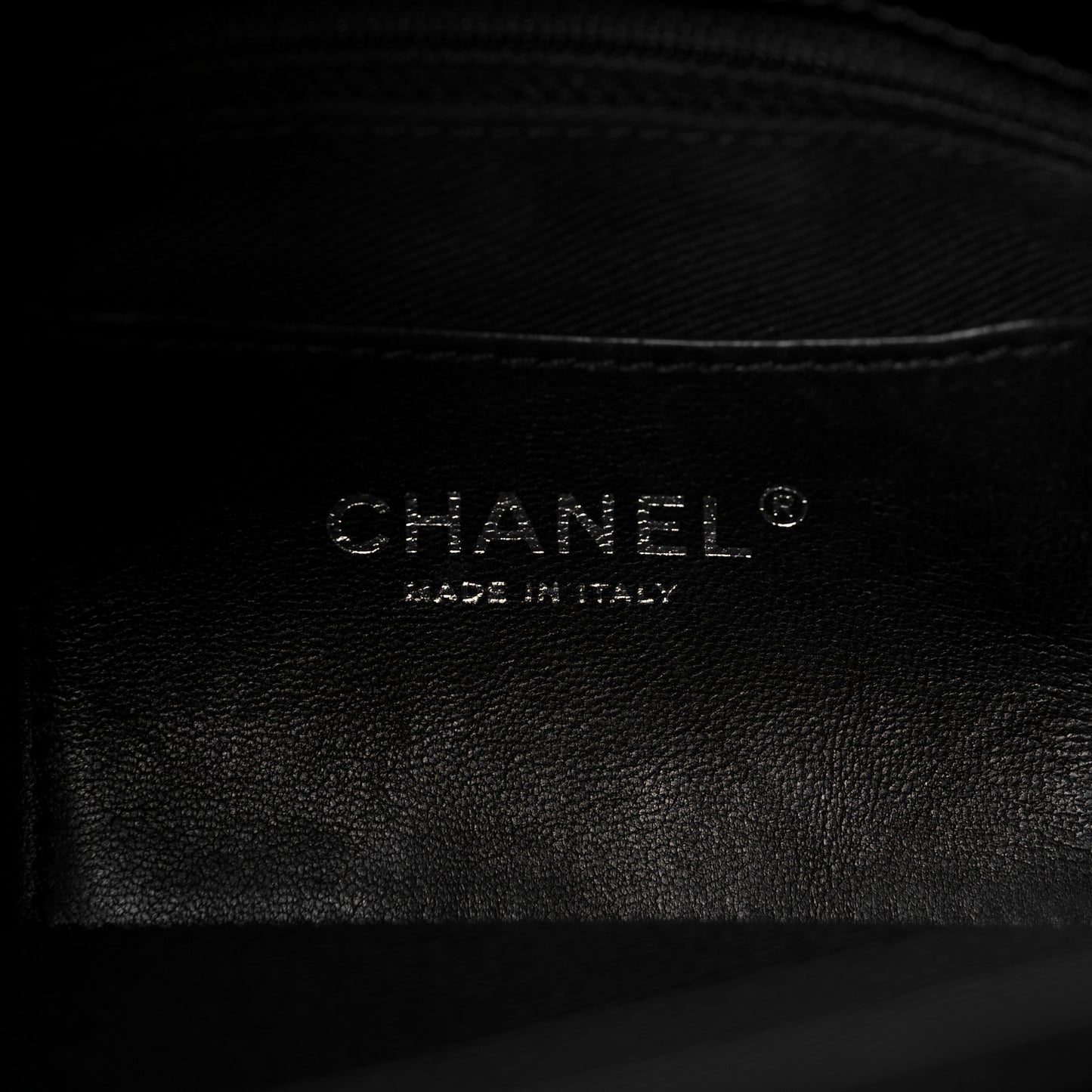 Patent Quilted Medium Just Mademoiselle Bowling Bag Black