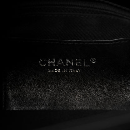 Chanel Patent Quilted Medium Just Mademoiselle Bowling Bag Black 6 of 9