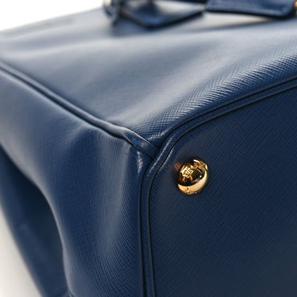 Prada Saffiano Medium Galleria Double Zip Tote Bluette 10 of 14