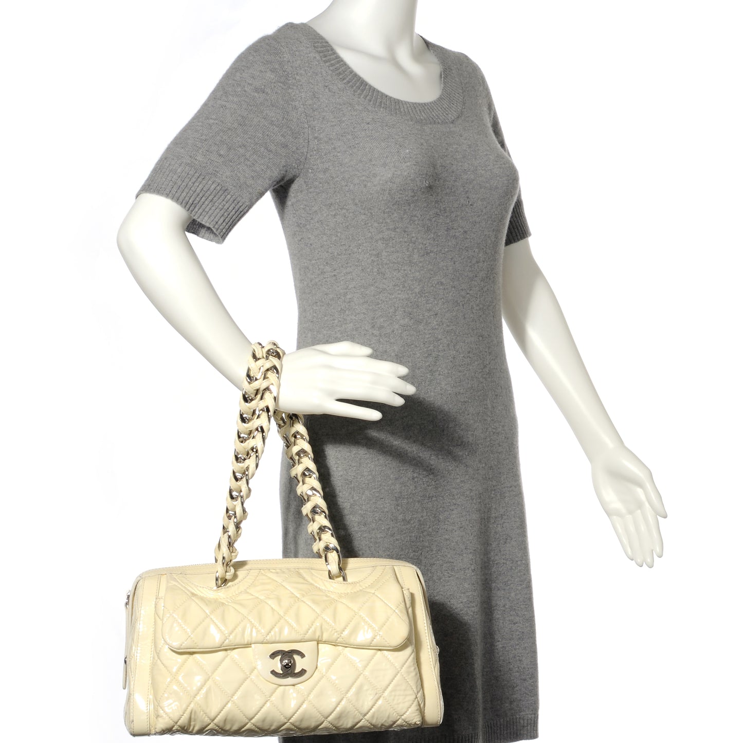 Patent Day Glo Flap Bag