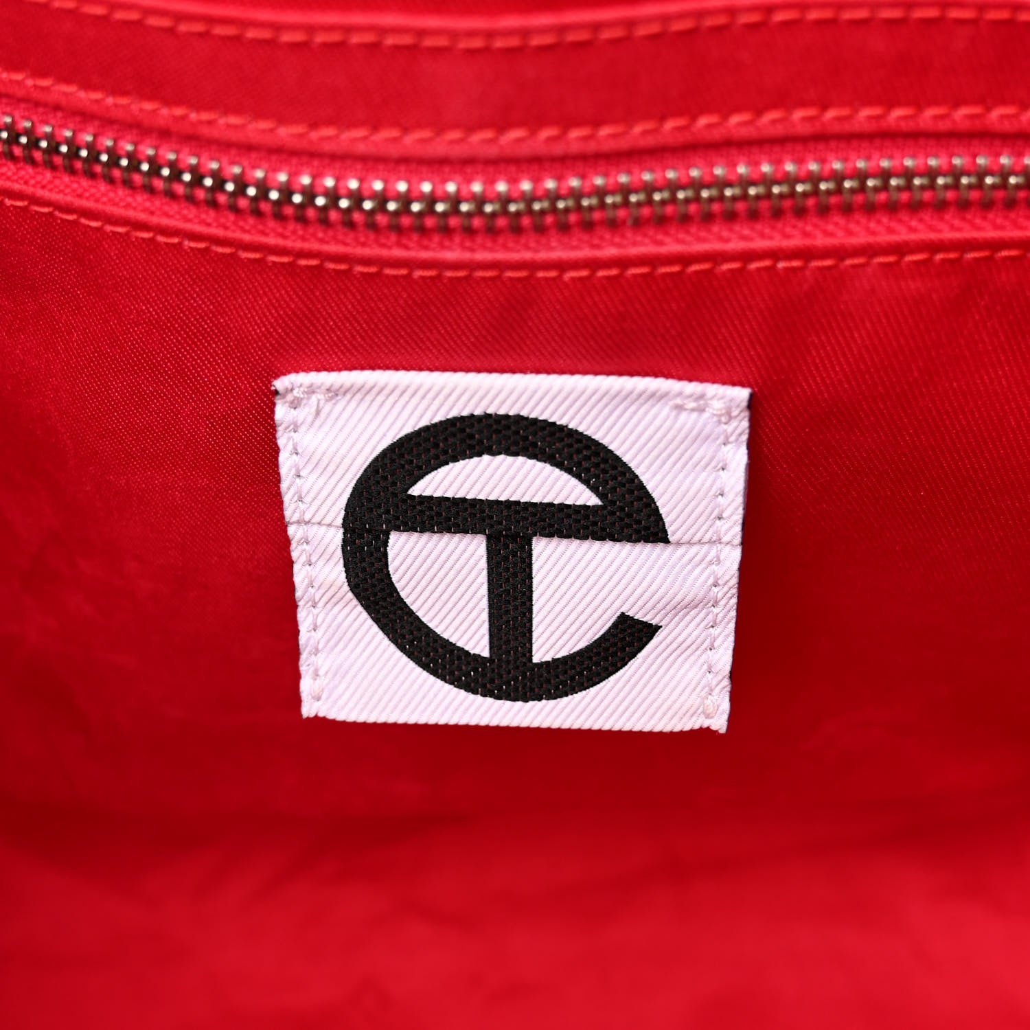Telfar Vegan Leather Medium Shopping Bag Red 6 of 11