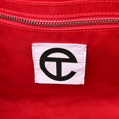 Telfar Vegan Leather Medium Shopping Bag Red 6 of 11