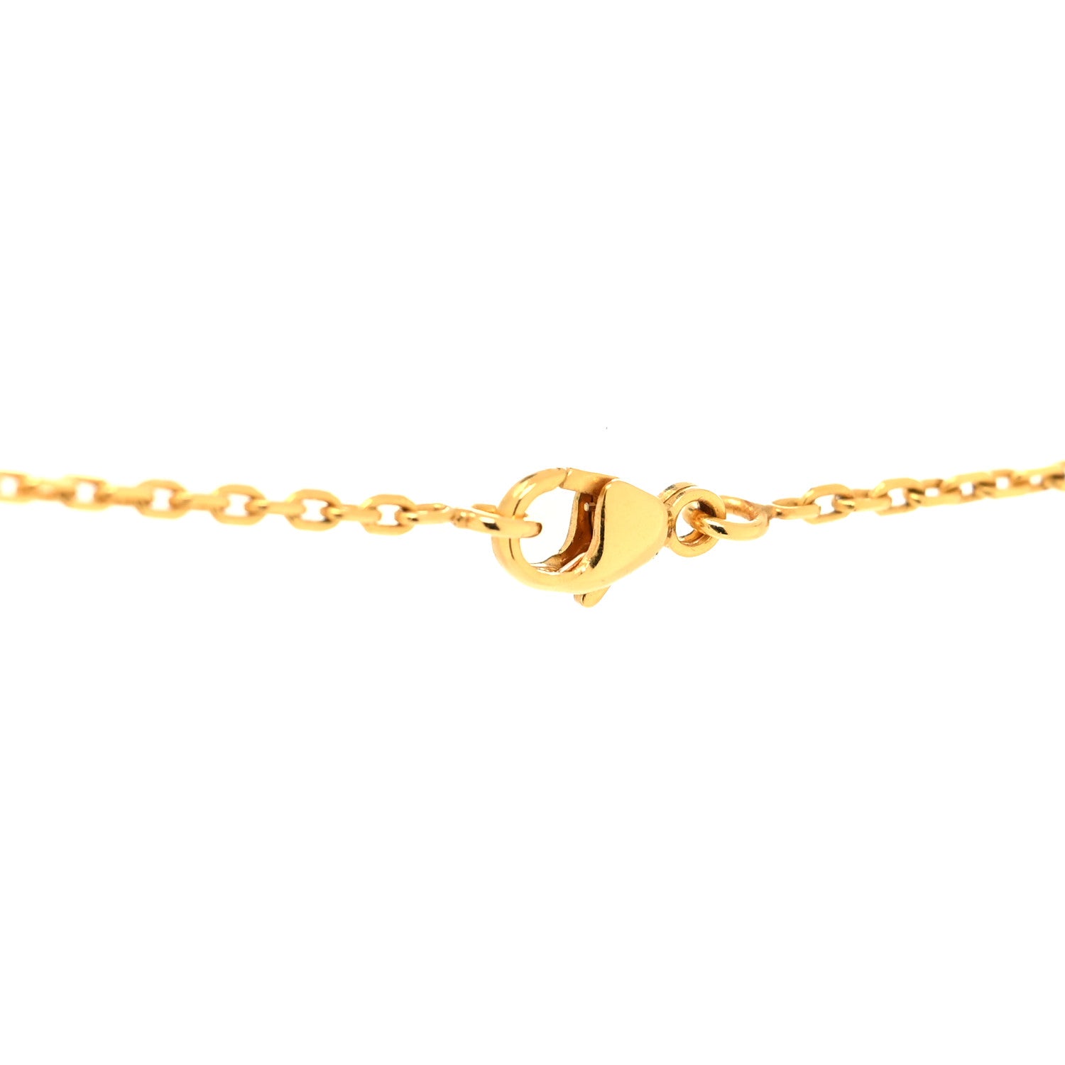 Hermes Swift Small O'Kelly Pendant Necklace Gold 4 of 5