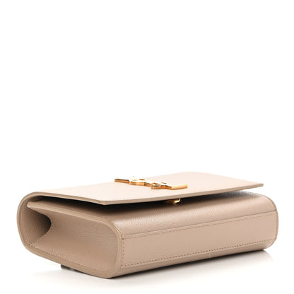 Saint Laurent Grain De Poudre Monogram Kate Belt Bag Dark Beige 4 of 11