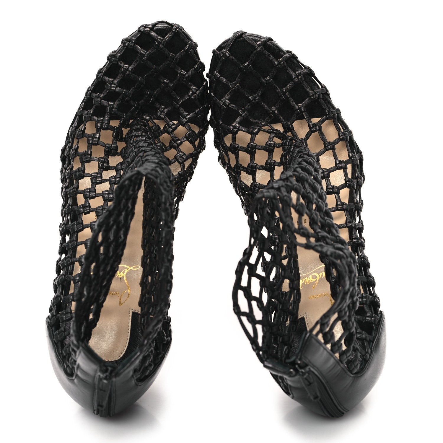 Christian Louboutin Nappa Porligot 120 Pumps 38 Black 2 of 9