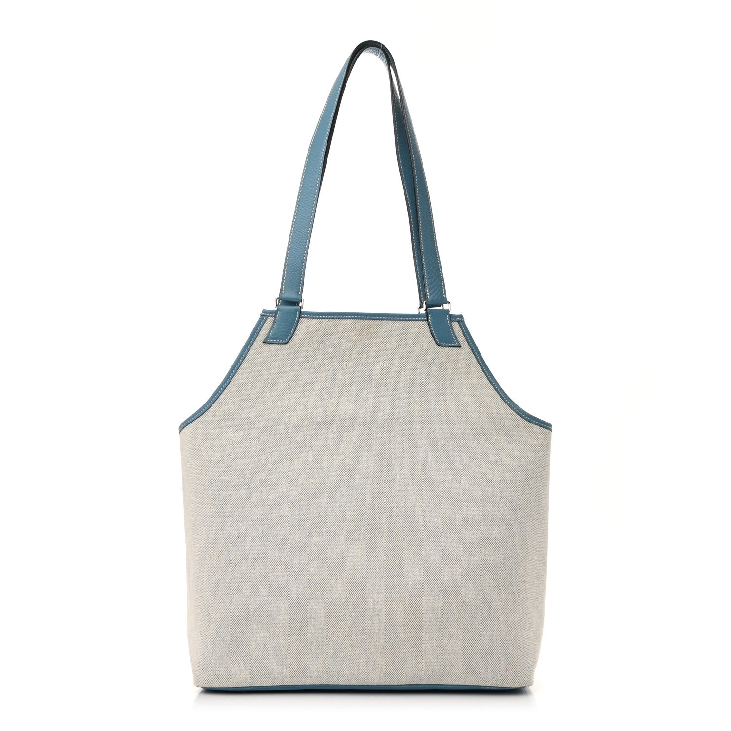 Hermes Toile Taurillon Clemence Jardinier PM Blue Jean 1 of 14