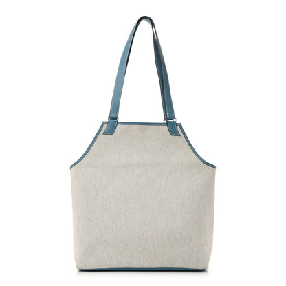 Hermes Toile Taurillon Clemence Jardinier PM Blue Jean 1 of 14
