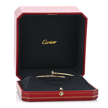 Cartier 18K Yellow Gold Small Juste Un Clou Bracelet 18 5 of 5