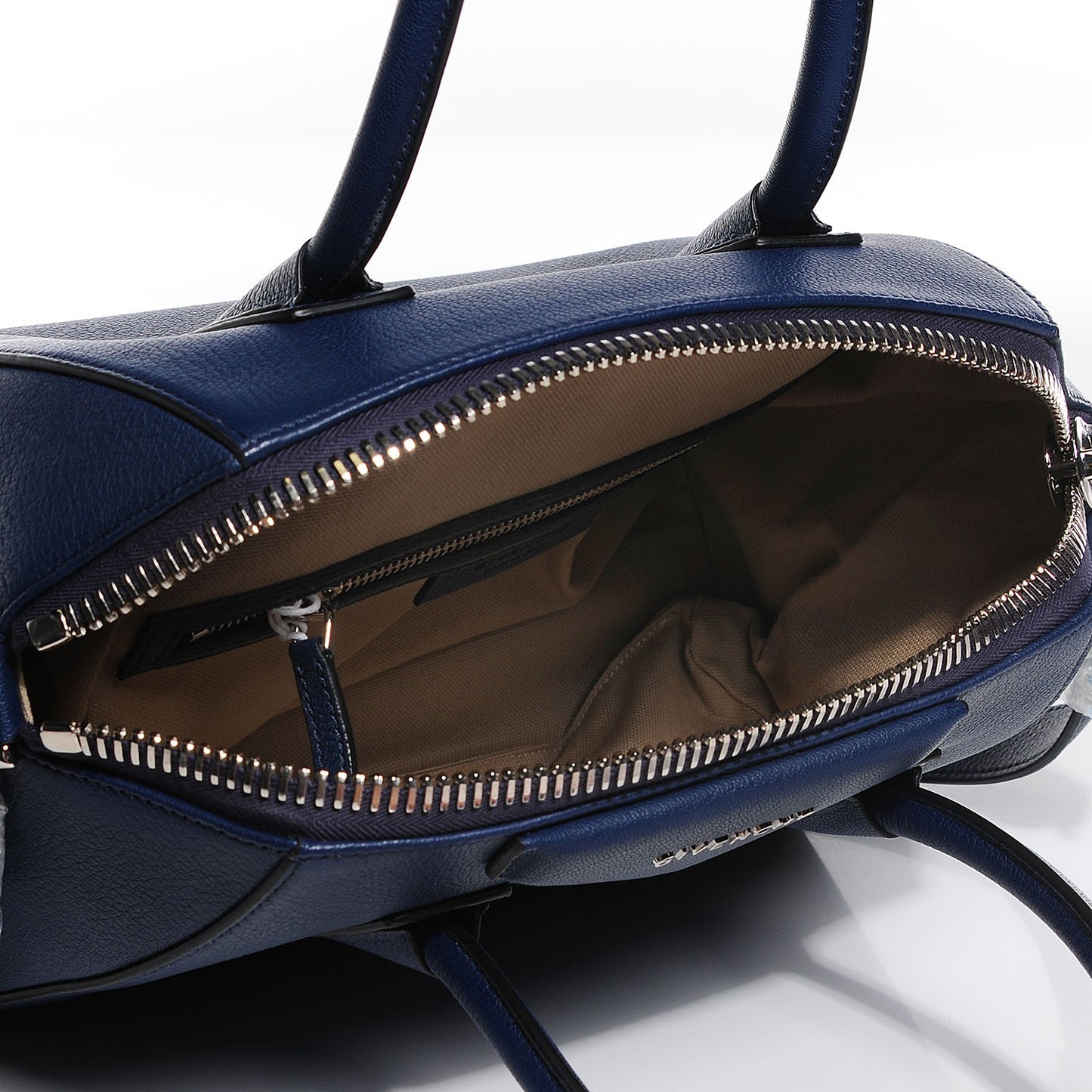 Sugar Goatskin Small Antigona Navy