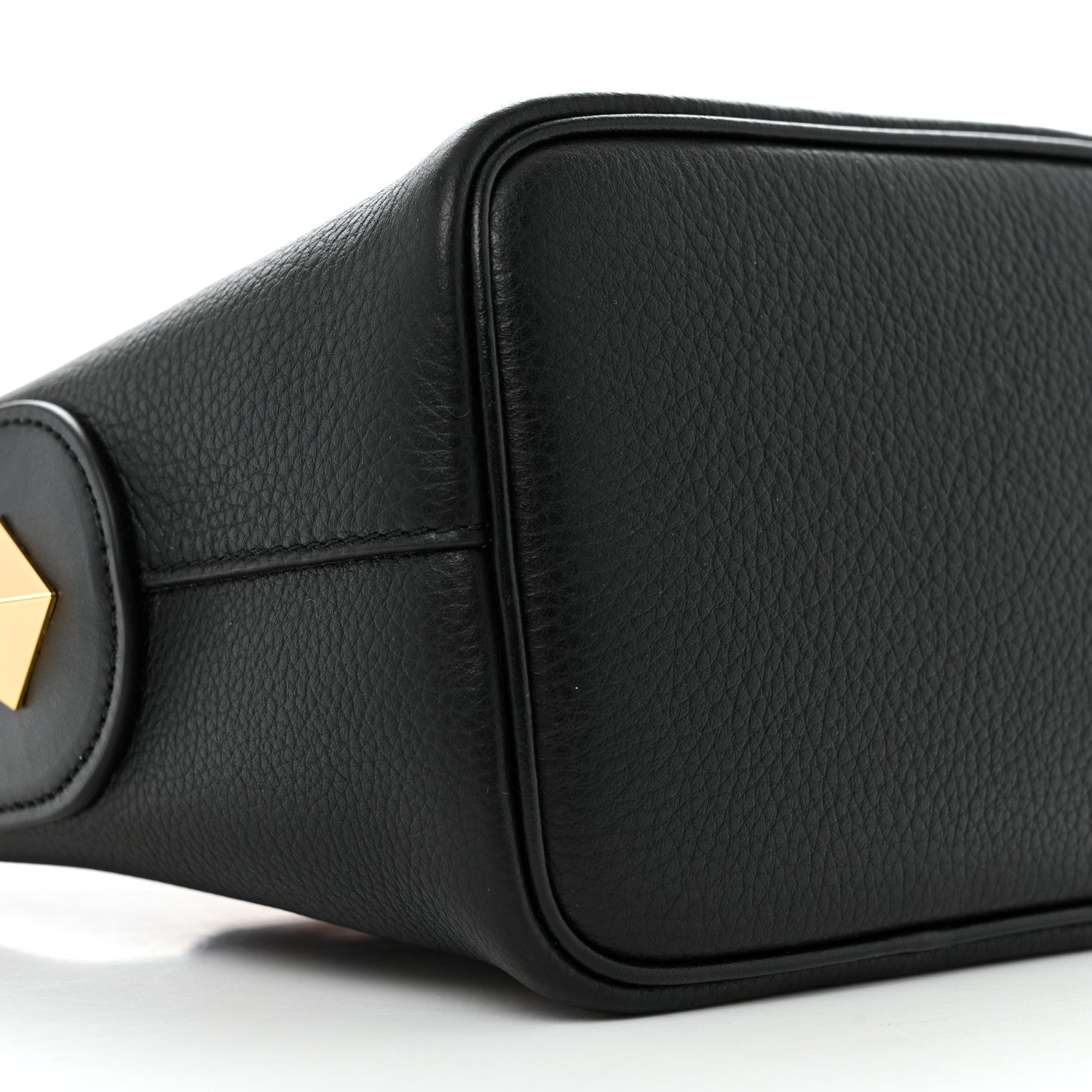 Christian Louboutin Grained Calfskin Mini Carasky Bucket Bag Black 8 of 11