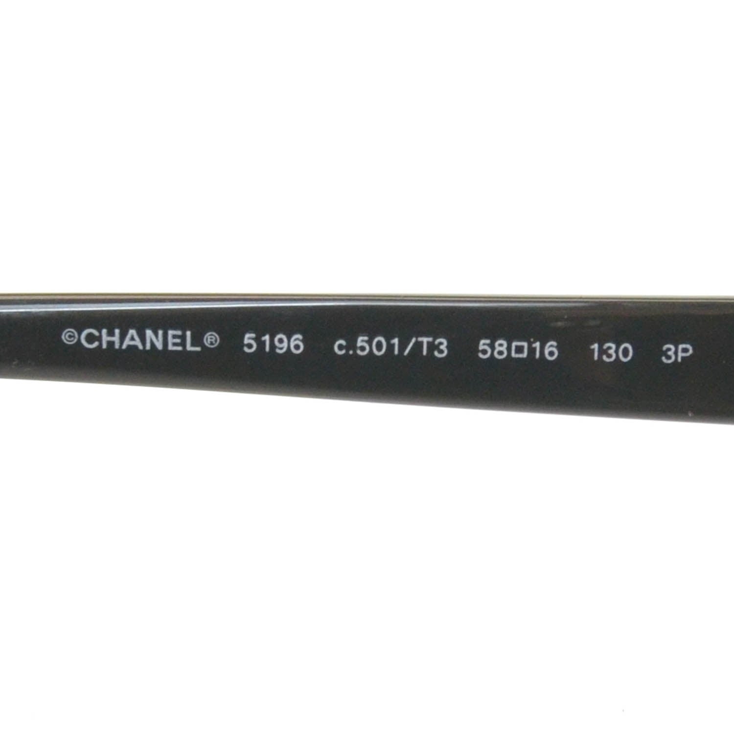 Chanel Polarized Sunglasses 5196 Black 5 of 6