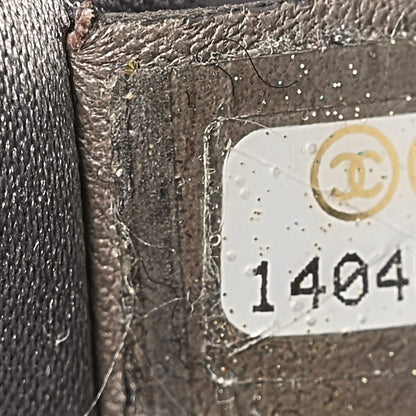 Chanel Tweed Lambskin Drawstring Tweedy Tote Black 7 of 10