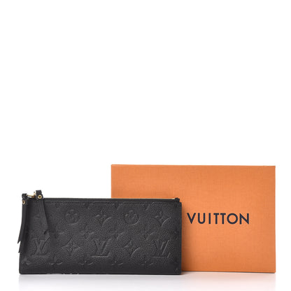 Louis Vuitton Empreinte Adele Wallet Black 8 of 8