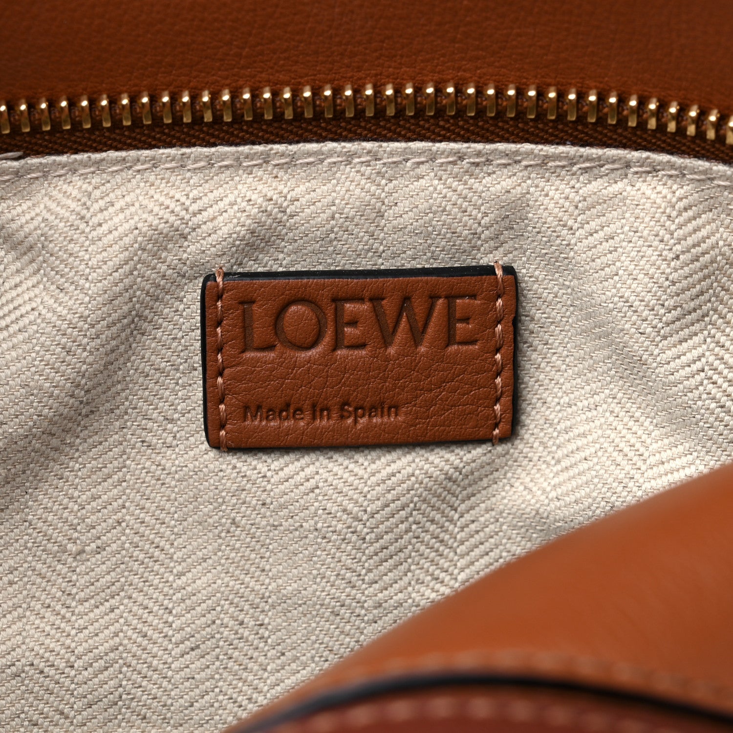 Loewe Calfskin Small Puzzle Bag Tan Medium Pink 6 of 9