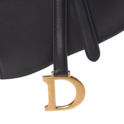 Christian Dior Calfskin Saddle Bag Black 10 of 10