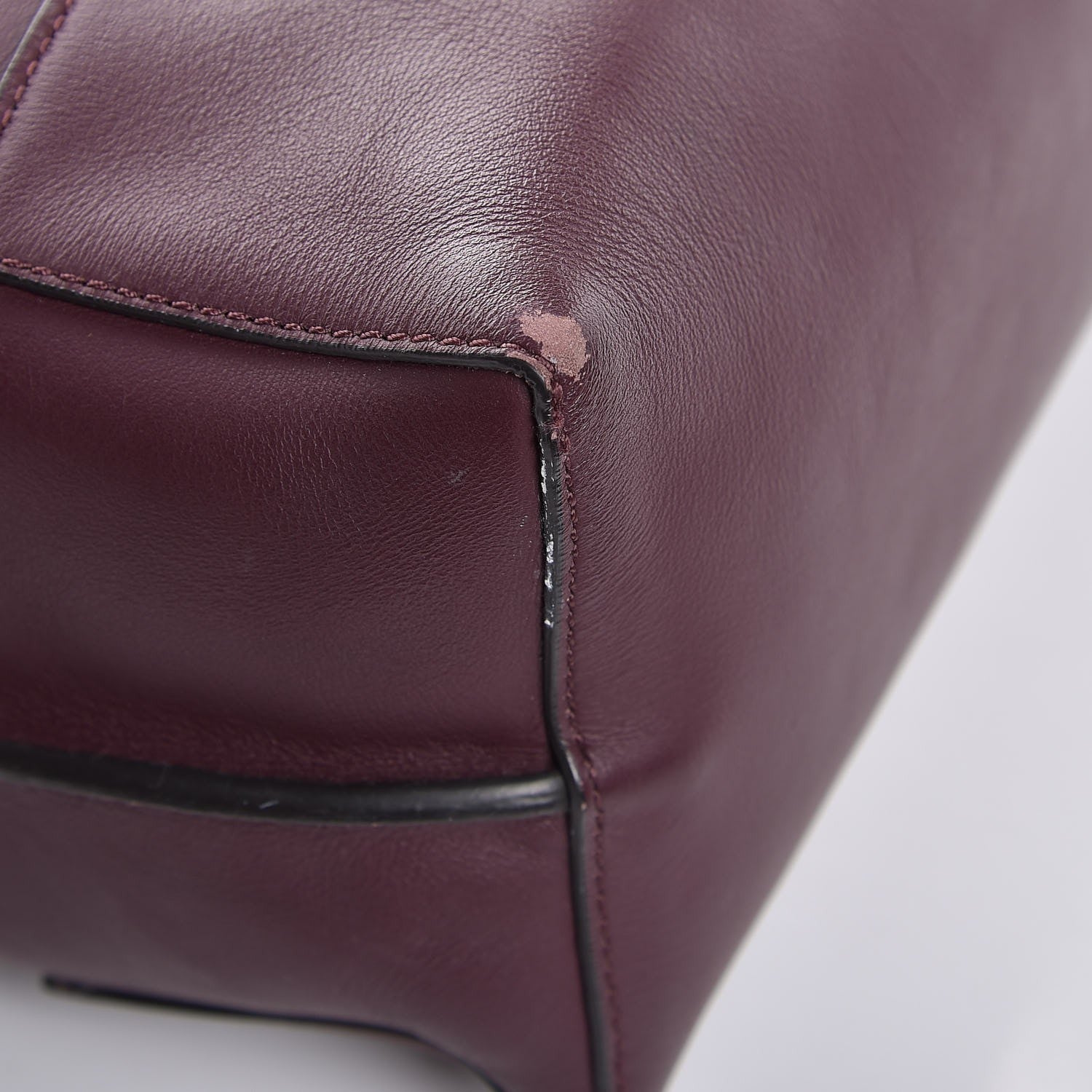 Mulberry Nappa Perforated Blossom Tote Oxblood 9 of 15