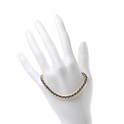 Tiffany 18K Yellow Gold Russian Braid Chain Bracelet 2 of 7