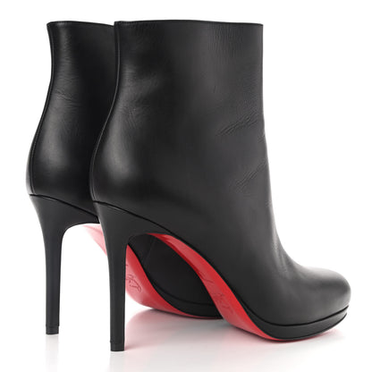 Christian Louboutin Calfskin Fifi Booty 85 Ankle Boots 40 Black 4 of 8