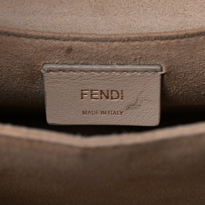 Fendi Vitello Liberty FF 1974 Embossed Kan I Shoulder Bag Camelia 5 of 22