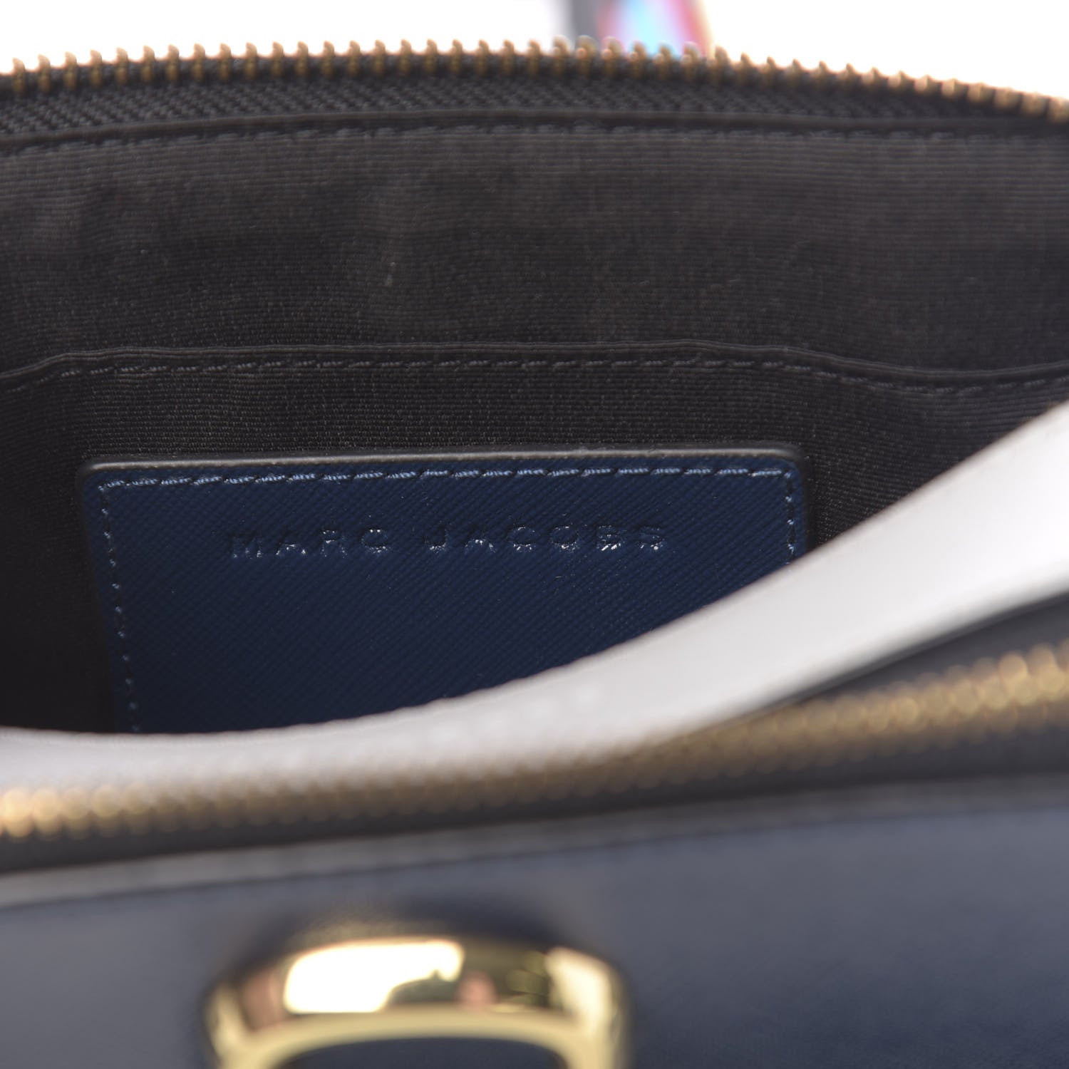 Marc Jacobs Saffiano Small Snapshot Camera Bag Blue Sea 6 of 10