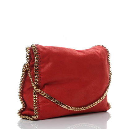 Stella McCartney Shaggy Deer Falabella Small Fold Over Tote Chilli 3 of 7