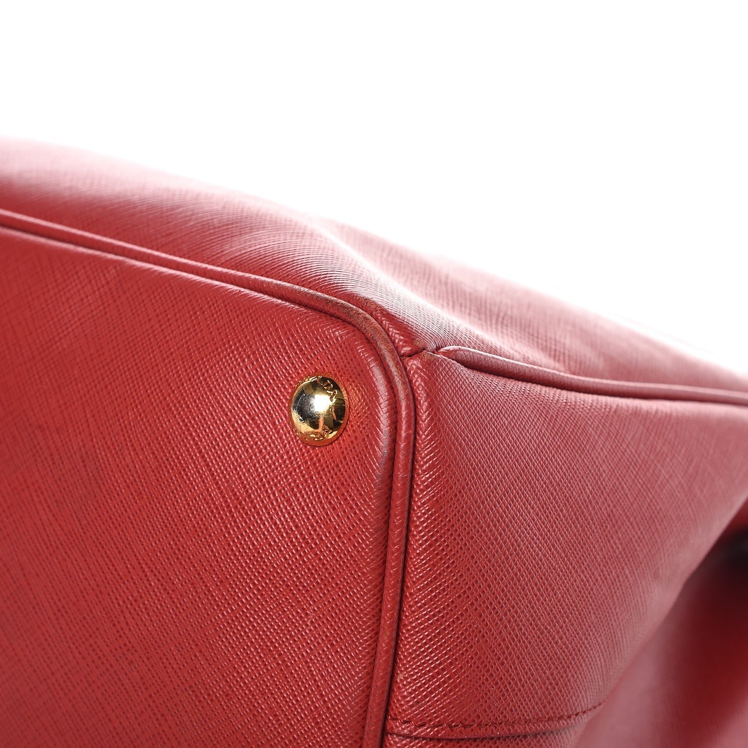 Prada Saffiano Large Galleria Double Zip Tote Fuoco 10 of 13