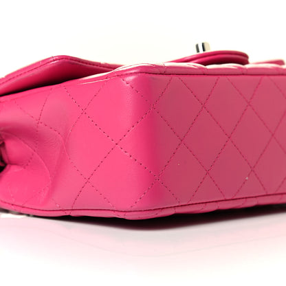 Chanel Lambskin Quilted Mini Rectangular Flap Pink 6 of 8