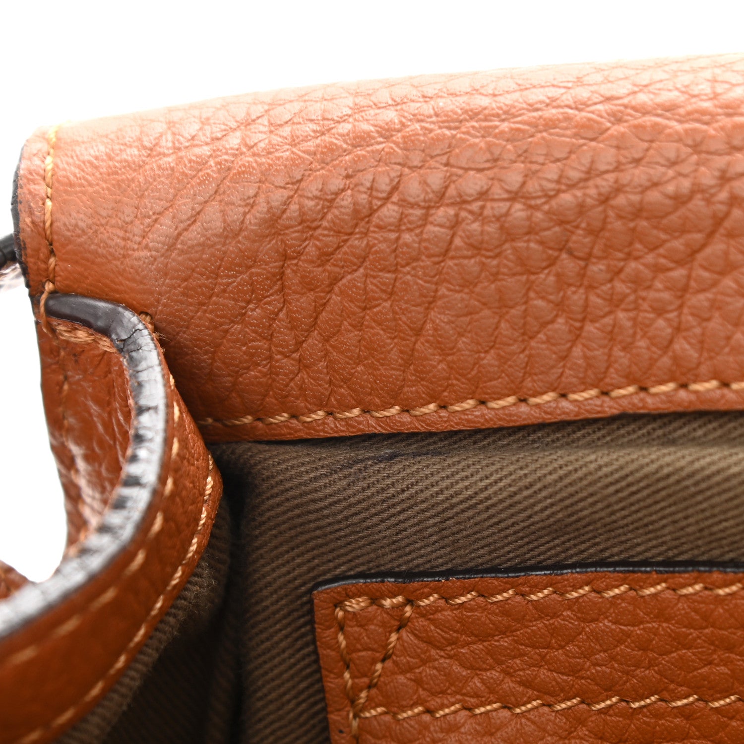 Chloe Calfskin Mini Marcie Round Crossbody Bag Nut 17 of 20