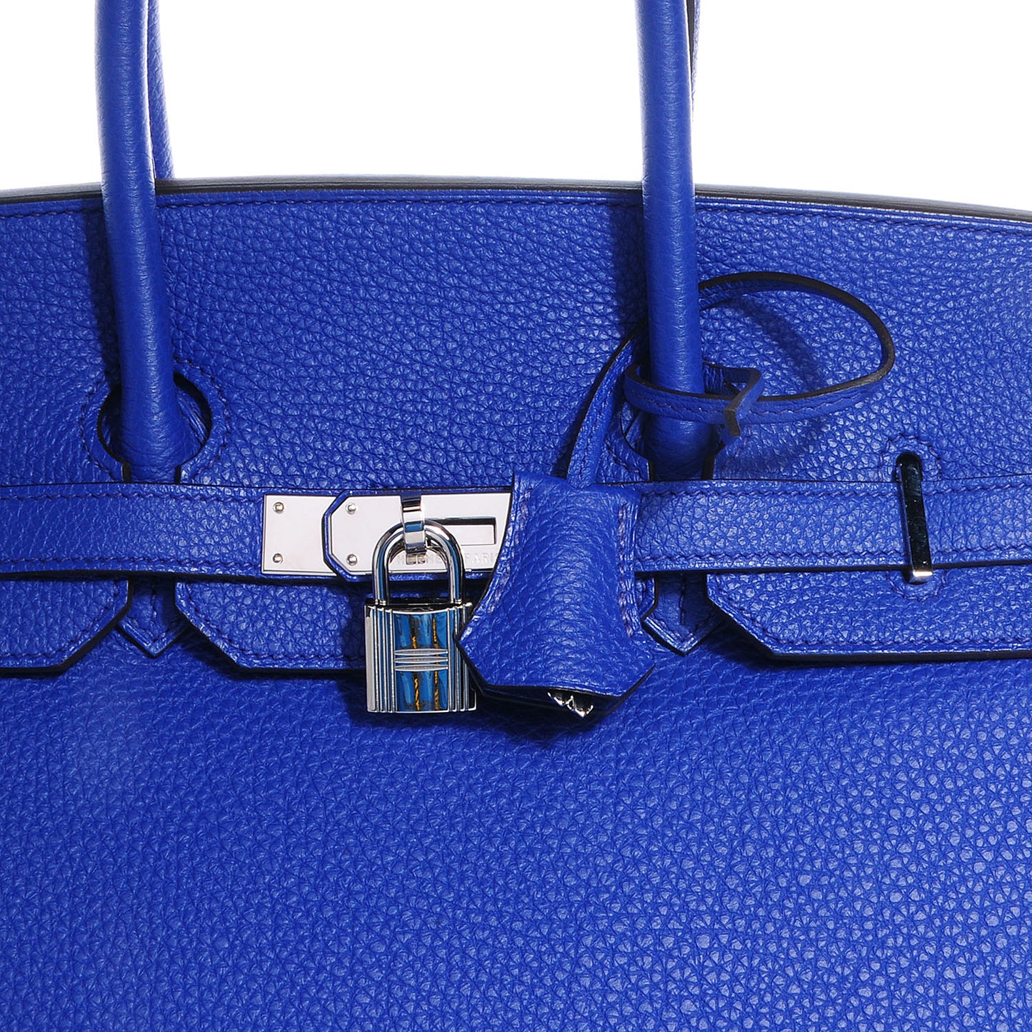 Togo Birkin 35 Bleu Electrique