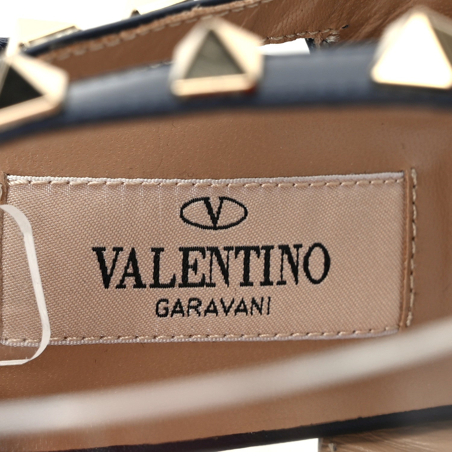 Valentino Garavani Pebbled Calfskin Rockstud Ankle Strap 100mm Pumps 36 Blue 7 of 7
