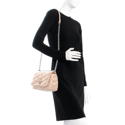Louis Vuitton Lambskin Malletage GO-14 PM Champagne 2 of 9